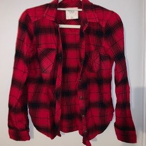 Abercrombie & Fitch Oversized Plaid Flannel